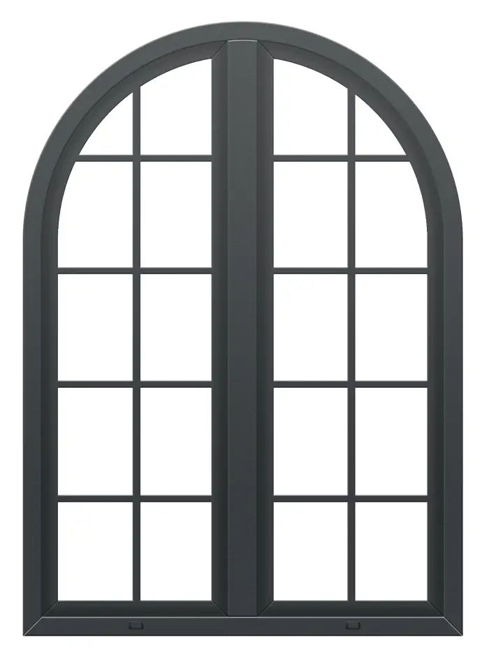 Kunststoff Rundbogen fenster